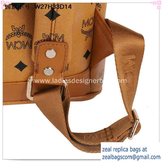 High Quality Replica Hot Sale MCM Small Flag of UK Backpack MC5173S Wheat - Click Image to Close